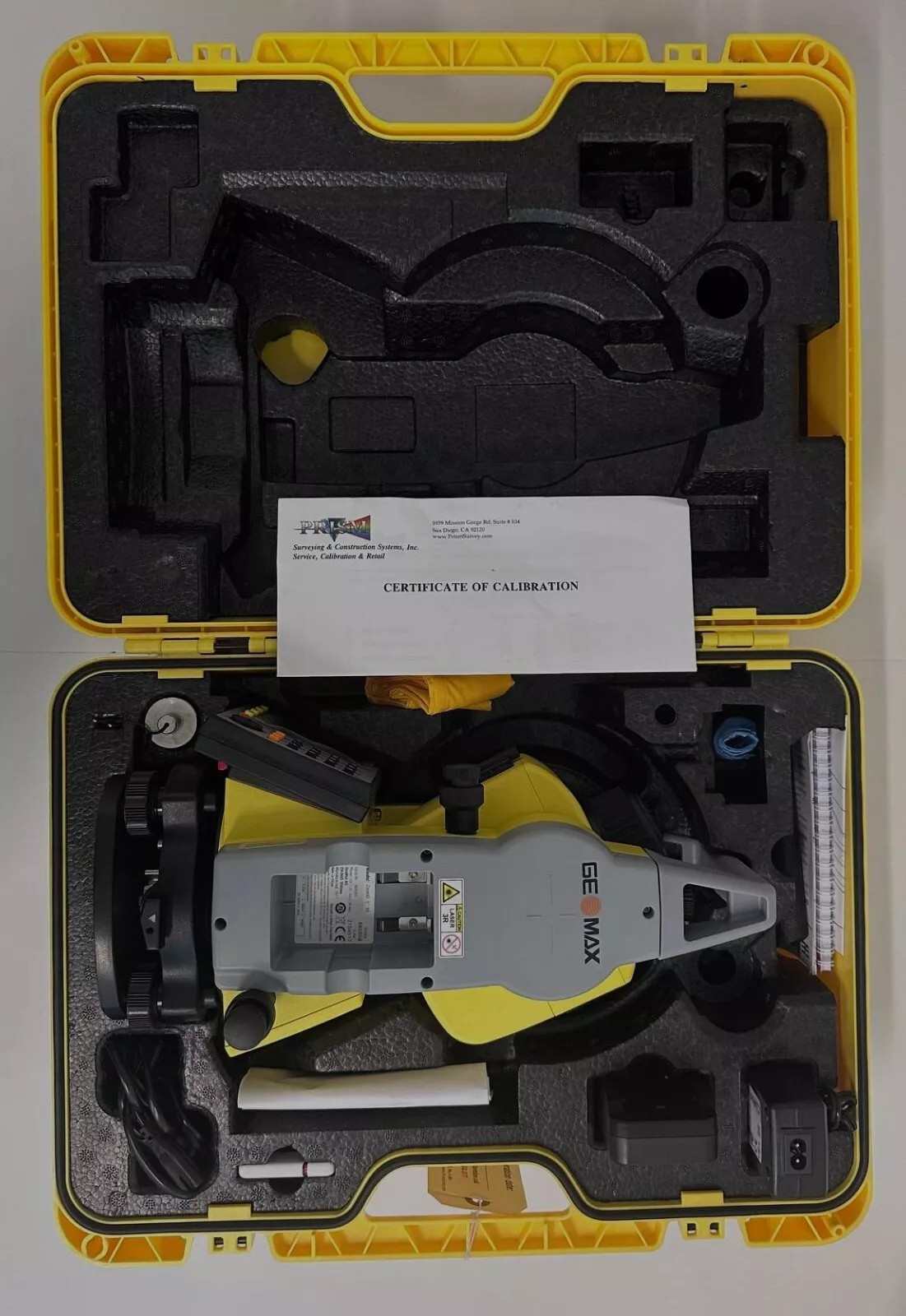 GeoMax Zoom 40 5" Total Station (Reflectorless) - Excellent, Calibrated