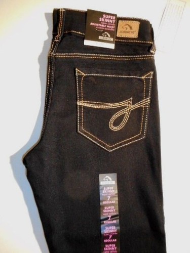 Jordache Jeans Girls Super Skinny Rinse Adjustable waist 5, 6, 7,8, 10, 12, 14