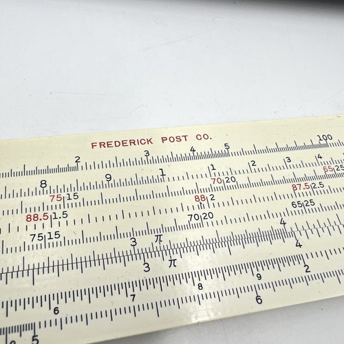 Frederick Post Co 1450 Versatrig* Slide Rule with Original Case 1969 Excellent! - Picture 4 of 11