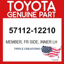 Toyota Genuine 5711212210 Member Front Side LH 57112-12210 OEM