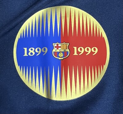 FC Barcelona 1999/2000 Home Kluivert #9 Jersey Retro