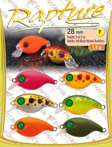 Leurre Dur Trabucco Rapture BB Crank 05 - 45mm 8.0g - Leurres Artificiels Neufs