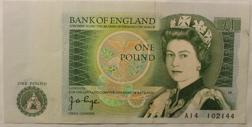 ENGLISH ONE POUND BANK NOTES SELECT YOUR NOTE AND CASHIER - Picture 10 of 14