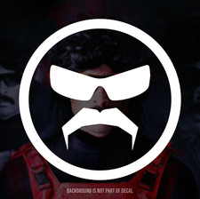 Dr Disrespect / Champions Club Vinyl Decal Sticker