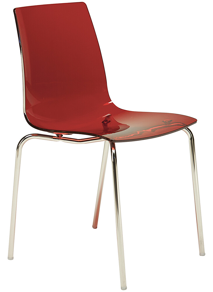 Sedie Cucina Moderne Rosse Sedia Vanity Chair In Policarbonato E