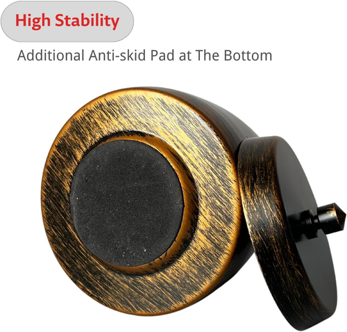Ash Tray, Large Outdoor Ashtray with Lid, Ashtray for outside Patio, Stainless S - Picture 4 of 12