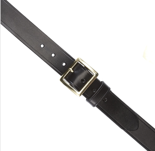 Garrison Uniform Duty Work Belt Black (Unisex) Size 32" & 34" Leather New 1.5" - Picture 6 of 8