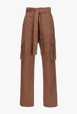 PINKO Pantalon Cargo Coton Lavé (Ransie A/I 23 ) Code102196_A1BB_L71 - Photo 1/4