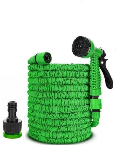 Expandable Garden Hose Pipe 50FT Flexible Expanding Water Hose Spray Gun Green - Picture 11 of 11