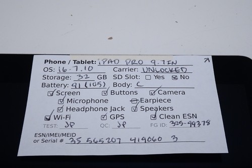 Apple iPad Pro 9.7" | 32GB | Unlocked | Grade C | READ - Picture 3 of 4