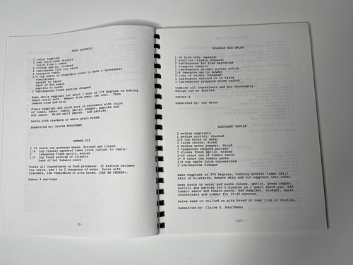 Heathy Eating Cooking Recipes Spiral Cookbook Dieting typed - Picture 7 of 8