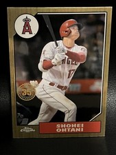 SHOHEI OHTANI  2022 TOPPS CHROME 87 TOPPS 35TH ANNIVERSARY ANGELS 87BC-2