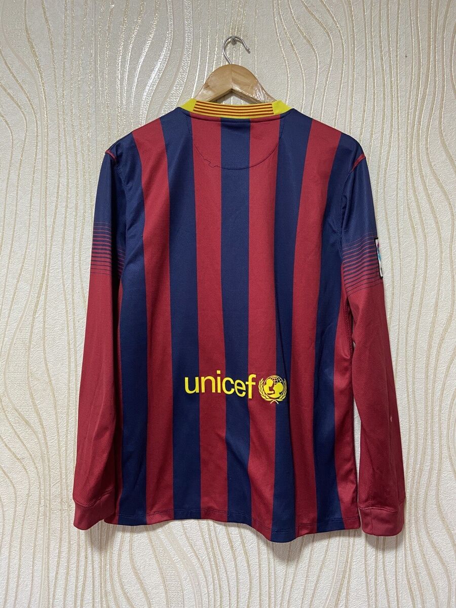 BARCELONA 2013 2014 HOME FOOTBALL SHIRT SOCCER JERSEY NIKE BARCELONA 2013 2014 HOME FOOTBALL SHIRT SOCCER JERSEY NIKE