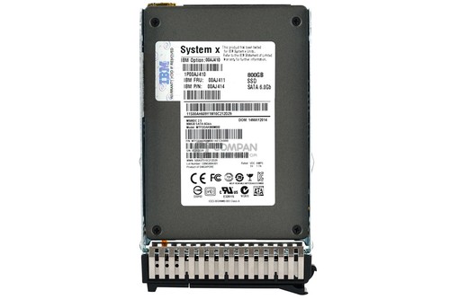 00AJ411 IBM HARD DRIVE 800GB SATA III 6G SSD 2.5 SFF M5 - Picture 3 of 7