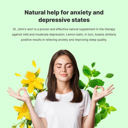 Complejo herbal y vitamínico Vilgain alivio del estrés ansiedad y estado de ánimo 270 cápsulas - Imagen 5 de 9