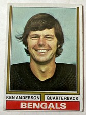 1974 Topps Football Card Ken Anderson Cincinnati Bengals #401 NFL