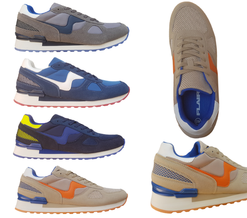 Scarpe da Uomo Casual Sneakers passeggio sportive eleganti leggere FLAIR  R85186 | eBay