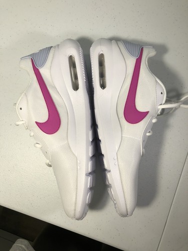 Women's Nike Air Max Oketo Running Trainers Shoes White Pink Sneakers Size 12 - Picture 3 of 6