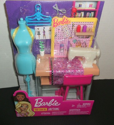 barbie sewing playset