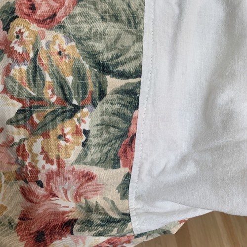 Vtg Waverly Roses Lookout Mountain Custom Bed Skirt Dust Ruffle Box Pleat Queen - Picture 13 of 17