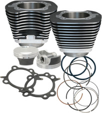 S & S Cycle Big Bore Kit 106in (07-17 Twin Cam) Black Powder-Coated - 910-0206