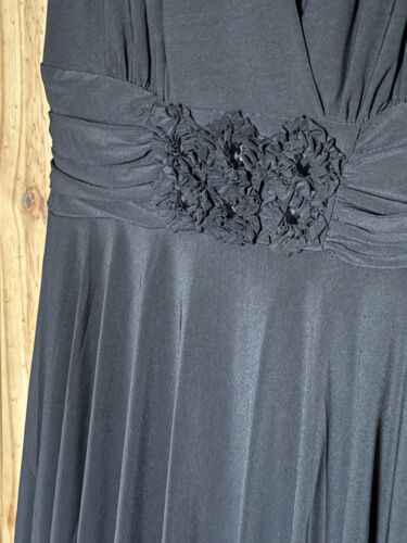 Ronni Nicole Black Stretch Fit & Flare Knee Length Party Dress Size 10 New - Picture 6 of 11