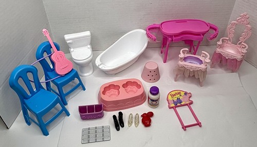 Barbie So Much to Do Living Room Playset Furniture Misc Lot Accessories