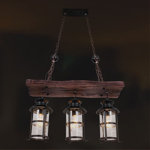 Light Black Kitchen Island Pendant - Picture 18 of 20