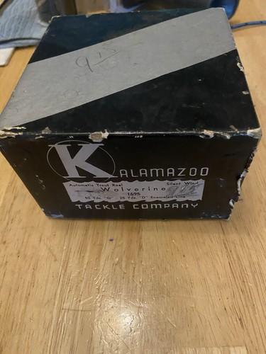 Vintage Wolverine Kalamazoo Tackle No 1695 Mod E Auto mit Papieren und Box Fliegenrolle - Bild 6 von 11