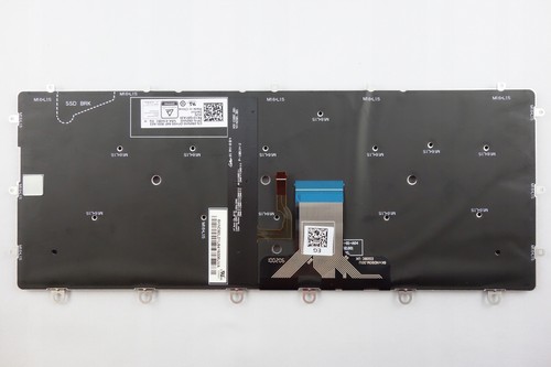 NEW DELL XPS 13 9365 SERIES HUNGARIAN BACKLIT LAPTOP KEYBOARD 90NH0 NSK-EG0BC - Zdjęcie 6 z 11