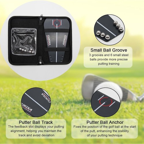 Golf Putting Tutor, Portable Golf Training Aid Putting Trainer, Putting Mirror T - Picture 2 of 6