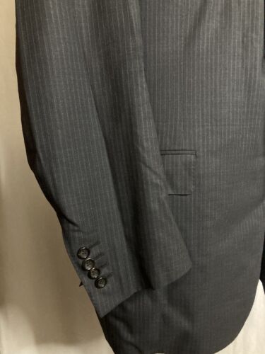 Canali Executive 1934 Su Misura Mens Suit 42L 33x31 Gray Super 200 Surgeon Cuffs - Picture 6 of 19