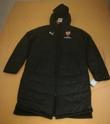 Puma Arsenal Long Bench Jacket Xxl For Sale Online Ebay
