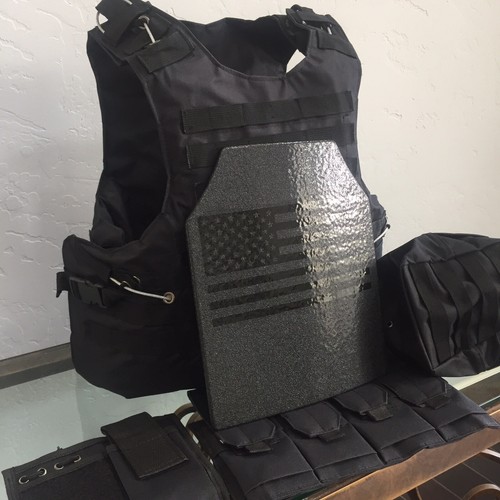 AR600 Rifle Plates lll+ Body Armor 10x12 BULLETPROOF Bulletproof Vest 3+ USA - Picture 4 of 13
