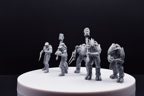 Halo Grifball Spartan+Elite Miniature - Resin 3D Printed Wargame/D&D with H - Picture 12 of 24