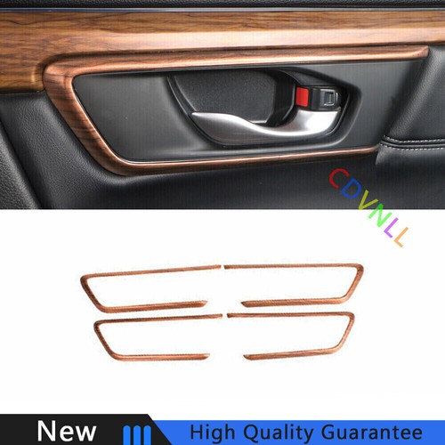 FIT FOR 2017 HONDA CR-V CRV CHROME SIDE DOOR HANDLE BAR COVER CATCH TRIM MOLDING