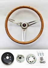 1967 1968 Grand Prix GTO Firebird Grant Wood Walnut Steering Wheel 15"