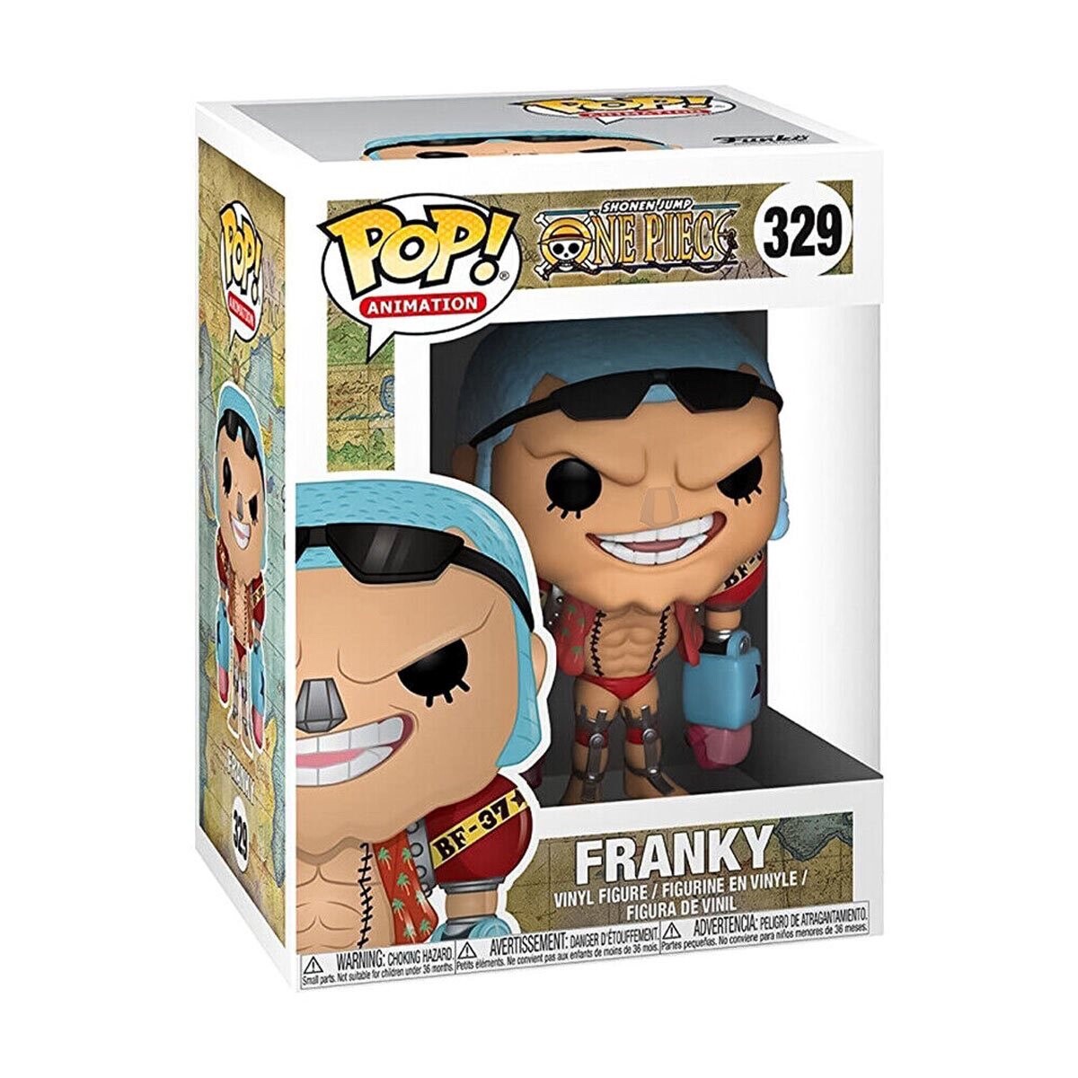 FUNKO Pop! Animation • ONE PIECE • FRANKY #329 • w/Protector