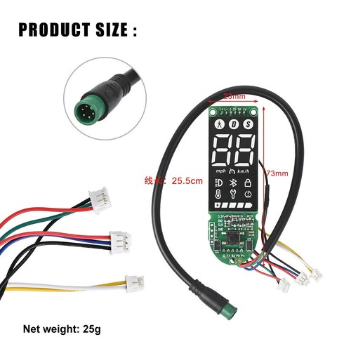 Electric Scooter Dashboard For Xiaomi MI4 Lite Display Dash Board Circuit Board - Bild 6 von 9