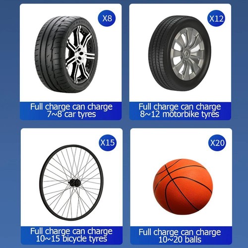 Air Pump Compressor High Precision Car Tyre Inflator Display Portable Air Pump F - Picture 15 of 24