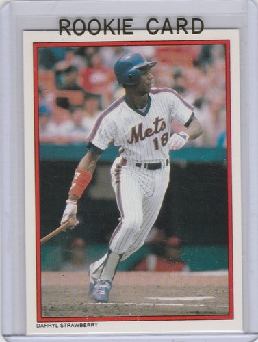 Tarjeta de novato Darryl Strawberry 1984 Topps por correo brillante RC Mets béisbol ¡RARA! - Imagen 1 de 2