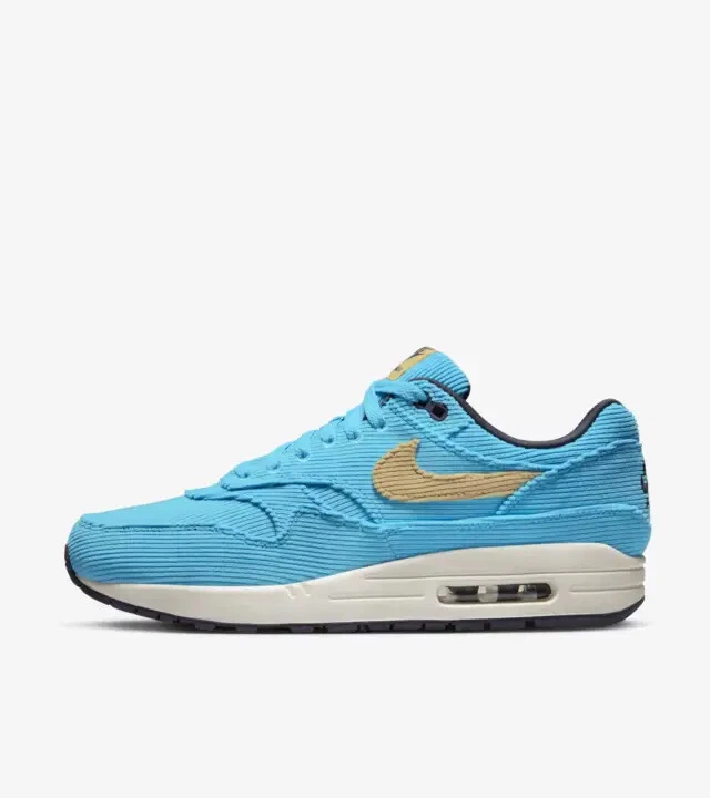 NIKE AIR MAX 1 CORDUROY BALTIC BLUE YELLOW FB8915 400 EU