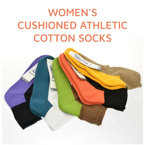 Low Cut 1-3 Pair Pack Socks, Women's Sport Quarter Shortie Socks, Gift for Mom - Picture 47 of 47