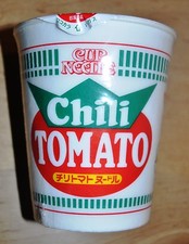 Nissin Instant Noodle "Chili TOMATO", 1 Cup 75g, Japanese Ramen