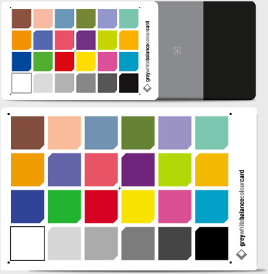 Grey White Balance Colour Card 24