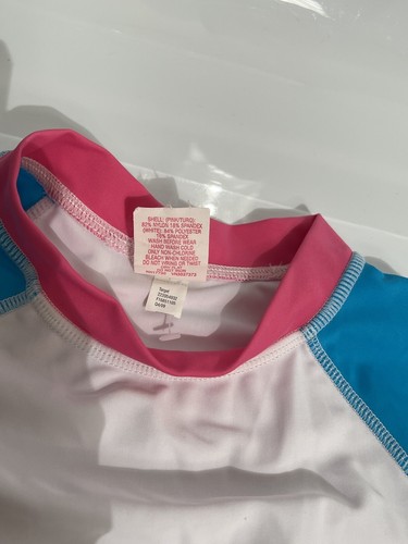 Xhilaration Athletic 2 Piece Swimsuit with Rash Guard Size 6/6X NEW - Picture 12 of 12