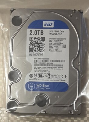 Western Digital Blue (5400 1/min, 3,5'' SATA, 64 MB Cache) 2 TB intern...