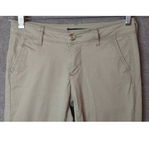 Aeropostale Classic Twill Pants. Women's 00 Regular. Khaki. - Picture 2 of 9