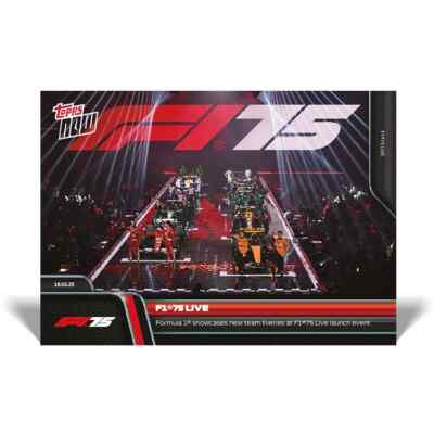 F1 75 Live - 2025 Formula 1 Topps NOW - Card 11 - 