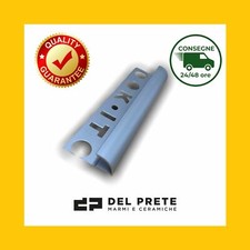 PROFILO JOLLY ALLUMINIO LUCIDO E SATINATO MM.10 H 2.50MT PIASTRELLE MATTONELLE